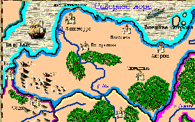 Карта Астолата (запад)