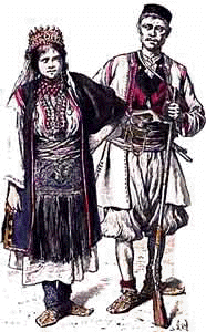 Народные костюмы жителей Эммелен